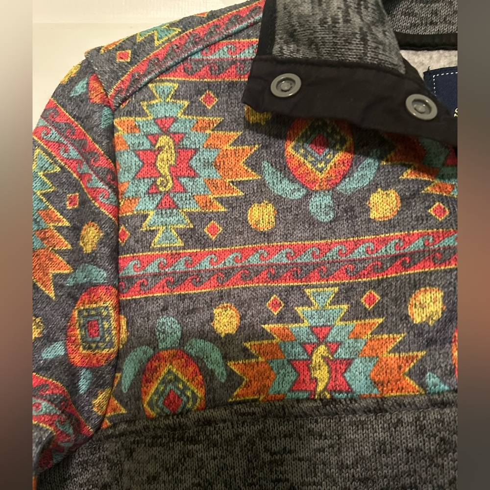 Simply Southern Pullover Sweater Turtle Pattern Size Small - Picture 5 of 10